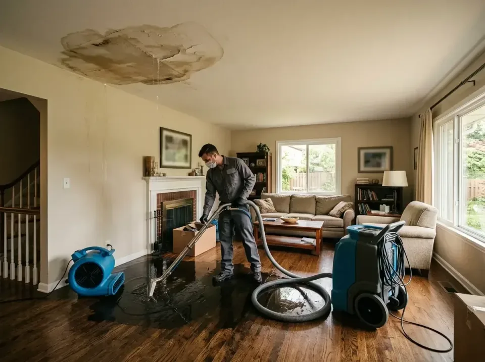 attic-pipe-burst-ceiling-drip-008 — frequently asked questions, Water Damage Restoration & Carpet Care in Deer Park, NY